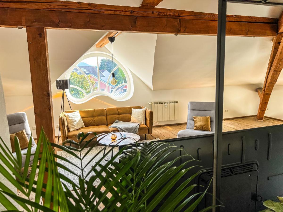 Loft-Wohnung Im Herzen Von Prien - 100M2 - Smarttv Luaran gambar