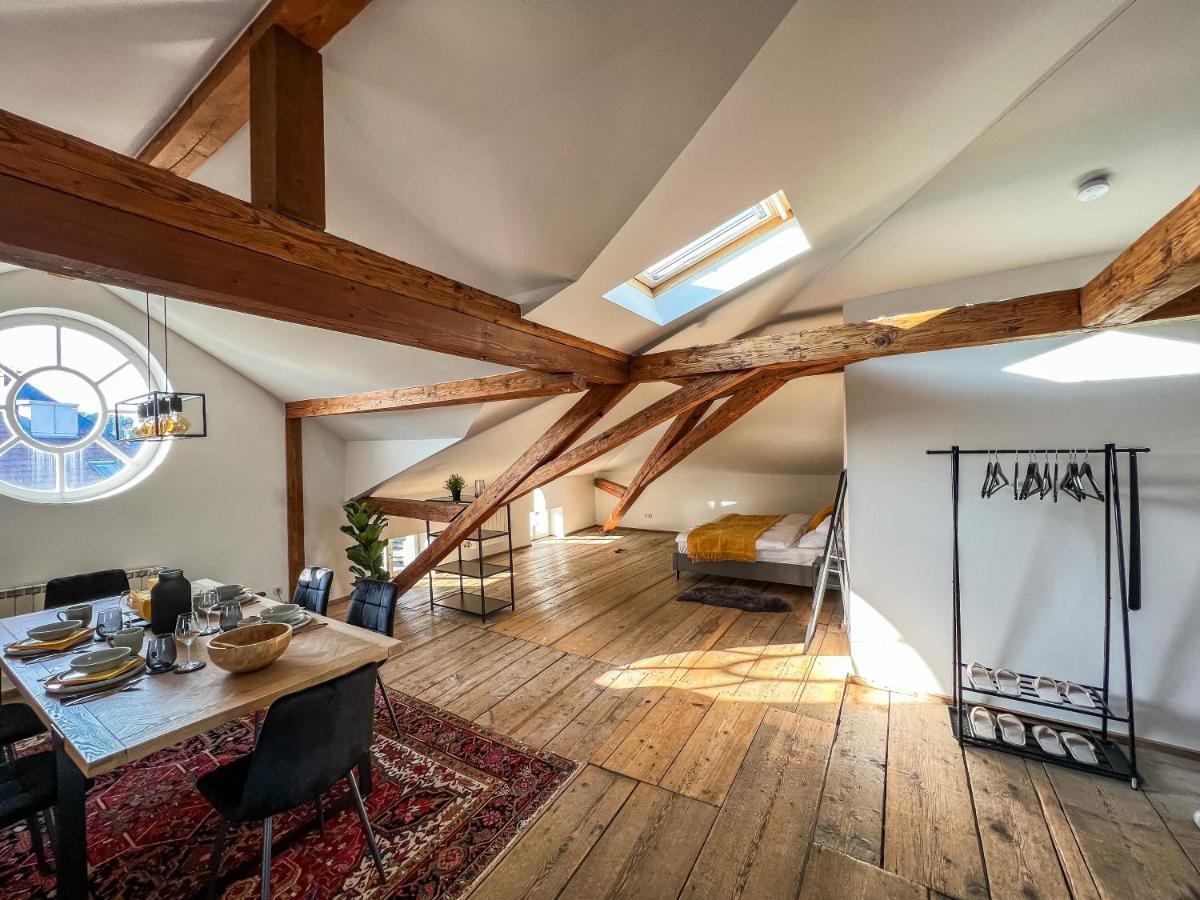Loft-Wohnung Im Herzen Von Prien - 100M2 - Smarttv Luaran gambar